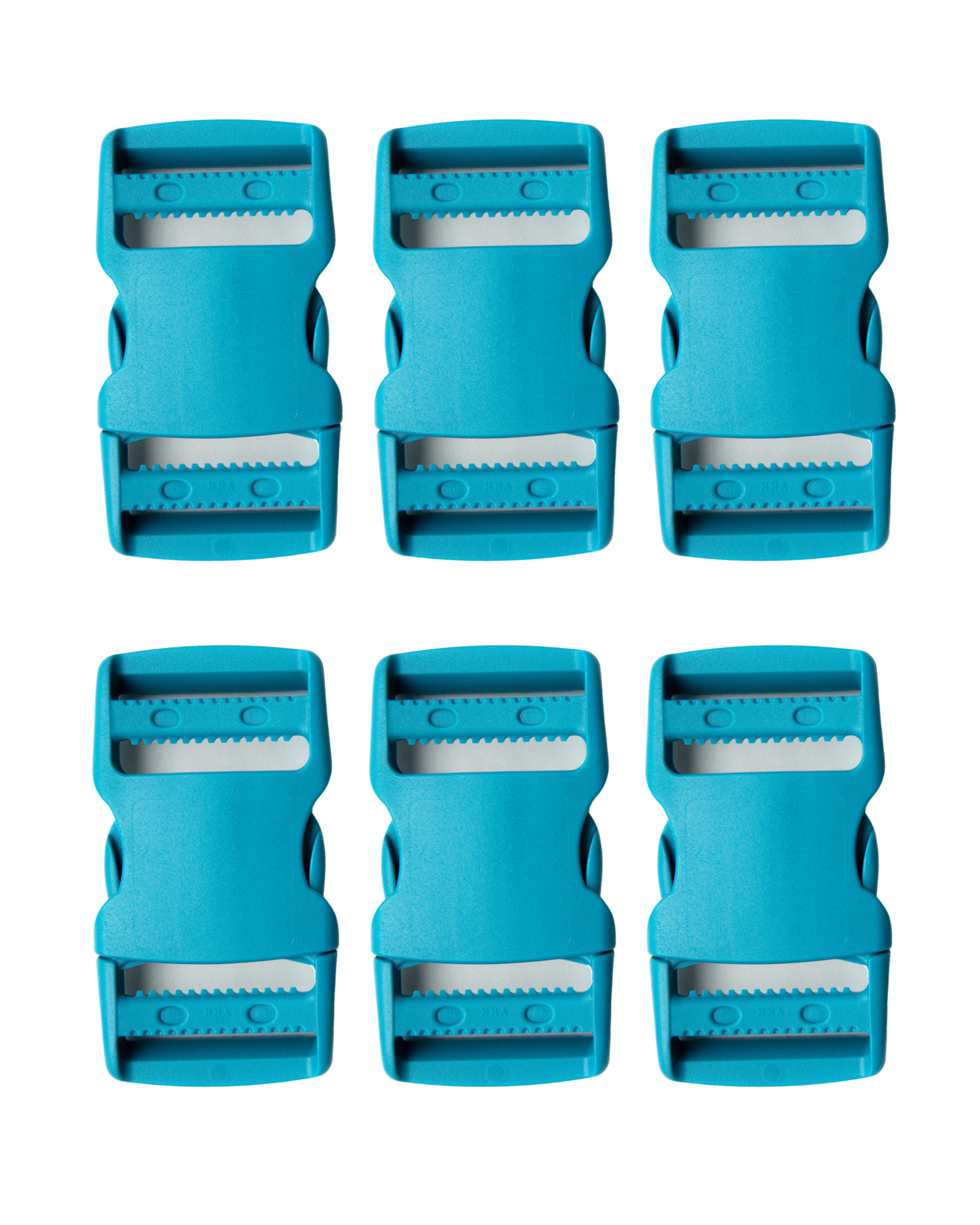 1.5" Double Adjust Heavy Duty Buckles- No Sewing Required - Pack of 6