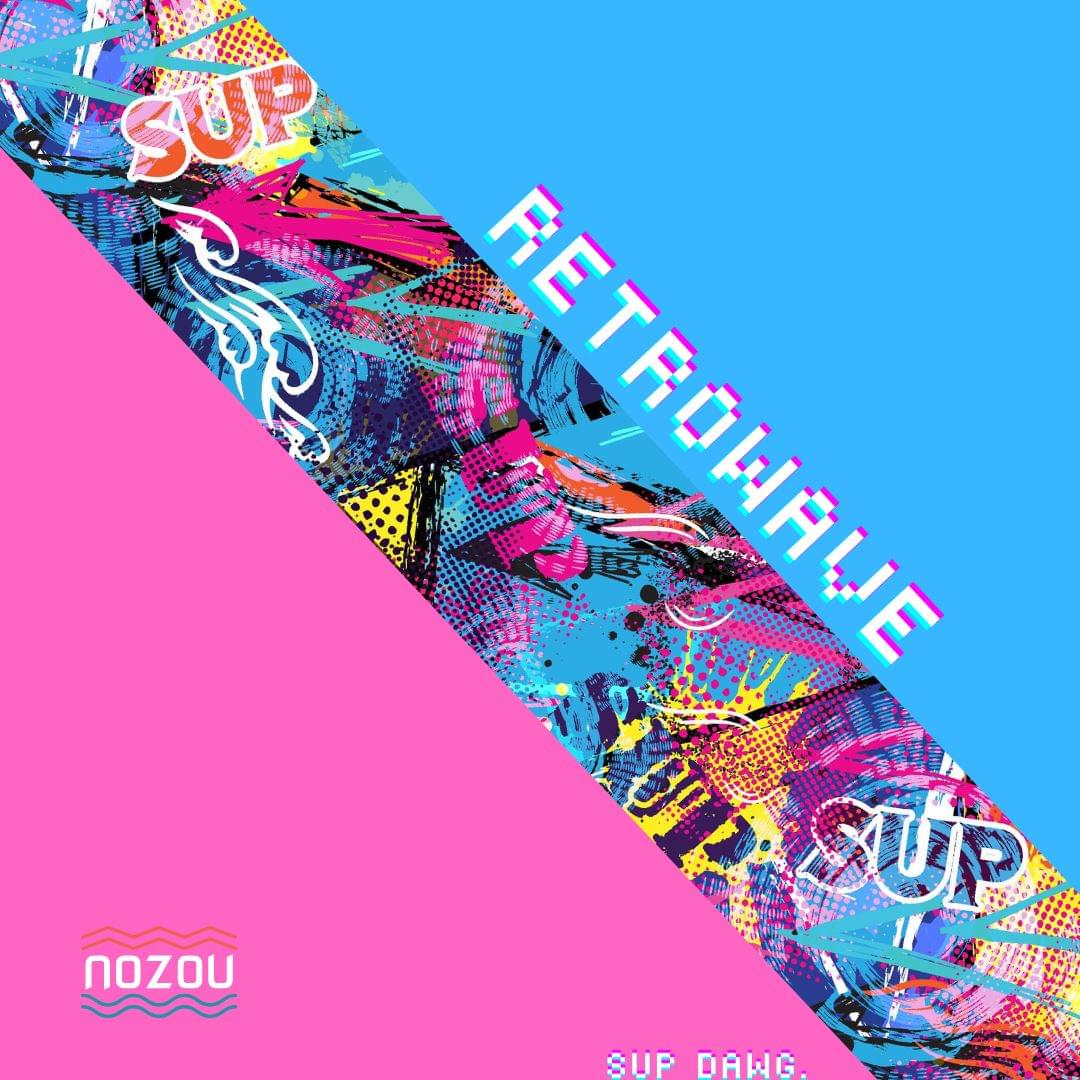 Retrowave  Paddleboard Strap